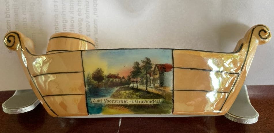 Antieke Eierdop 's-Gravendeel Jaren '20-'30, Ophalen of Verzenden, Zo goed als nieuw