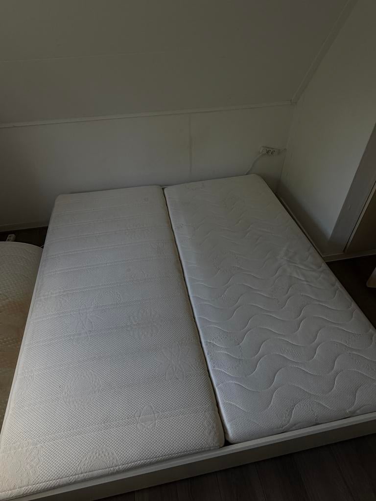 Auping bed incl. Matrassen, Ophalen, Tweepersoons, Zo goed als nieuw, 180 cm