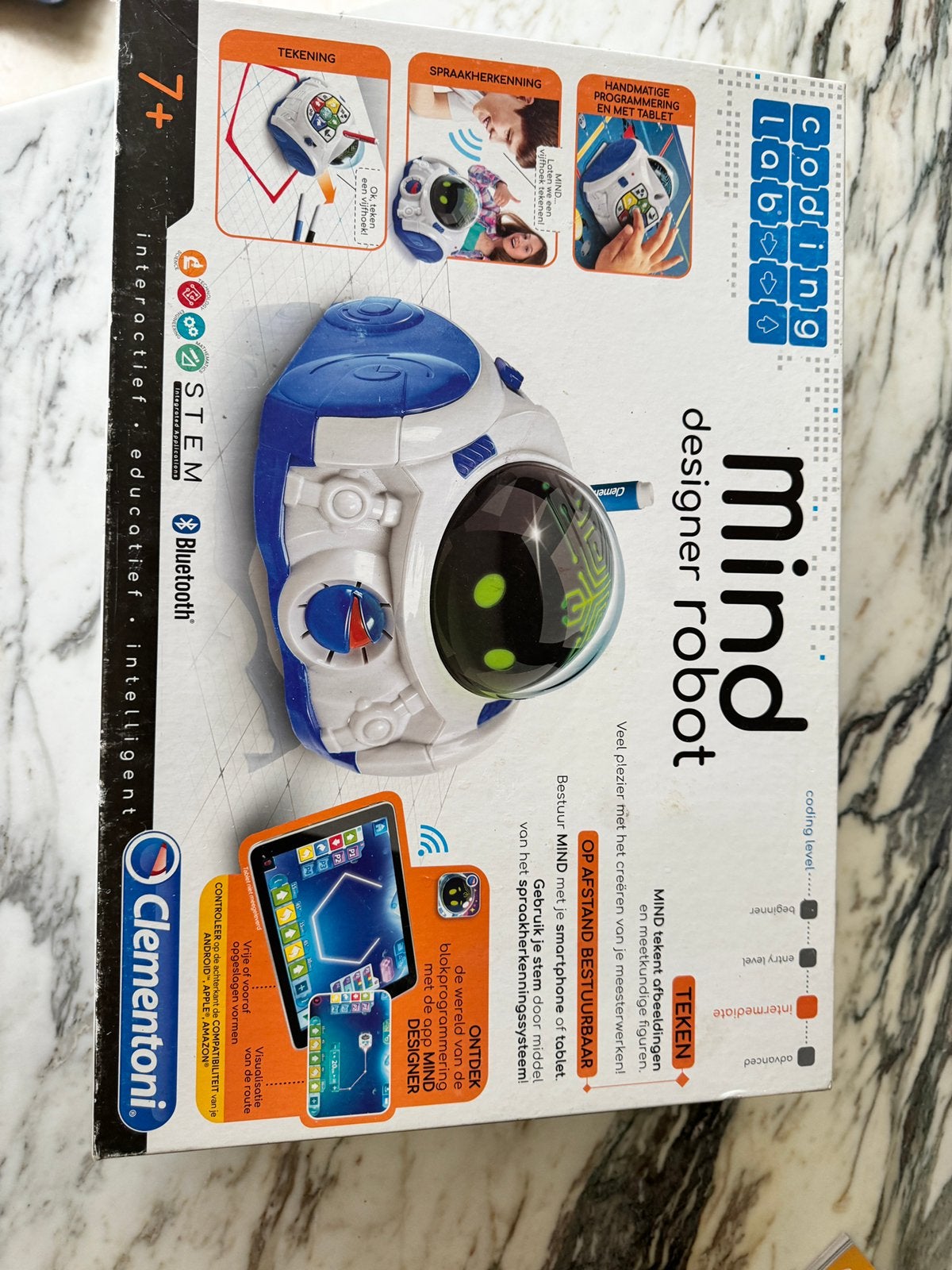 Mind Robot 7+, Spelcomputers en Games, Ophalen, Zo goed als nieuw, Zonder controller, Mega Drive