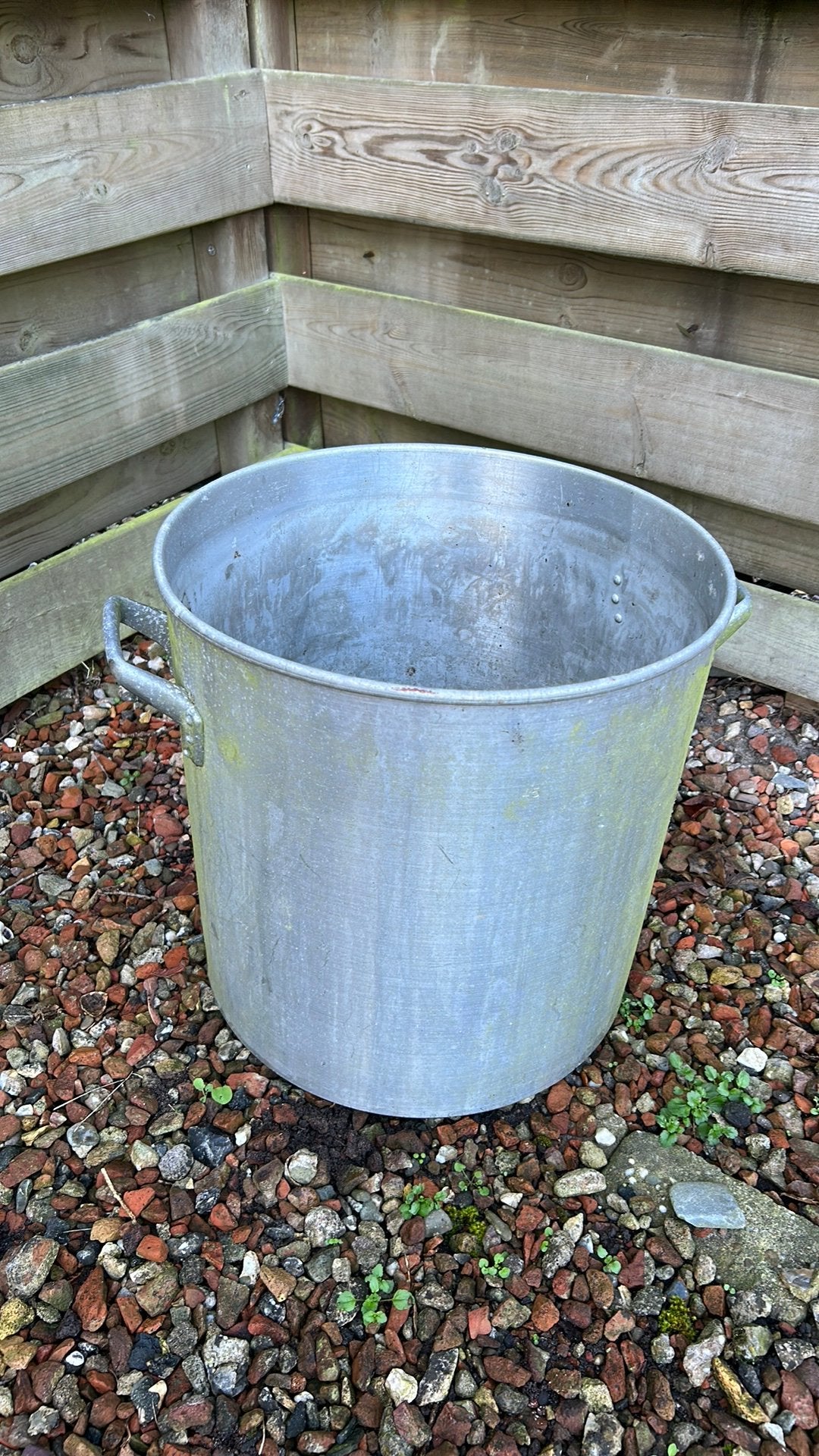 Grote aluminium kookpot  /wasemmer van vroeger, Ophalen
