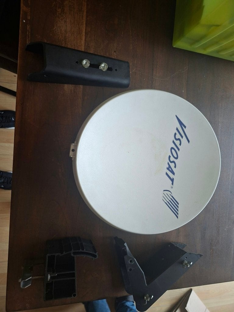 Visiosat SMC schotelantenne, Audio, Tv en Foto, Ophalen of Verzenden, Zo goed als nieuw, (Schotel)antenne, Overige merken
