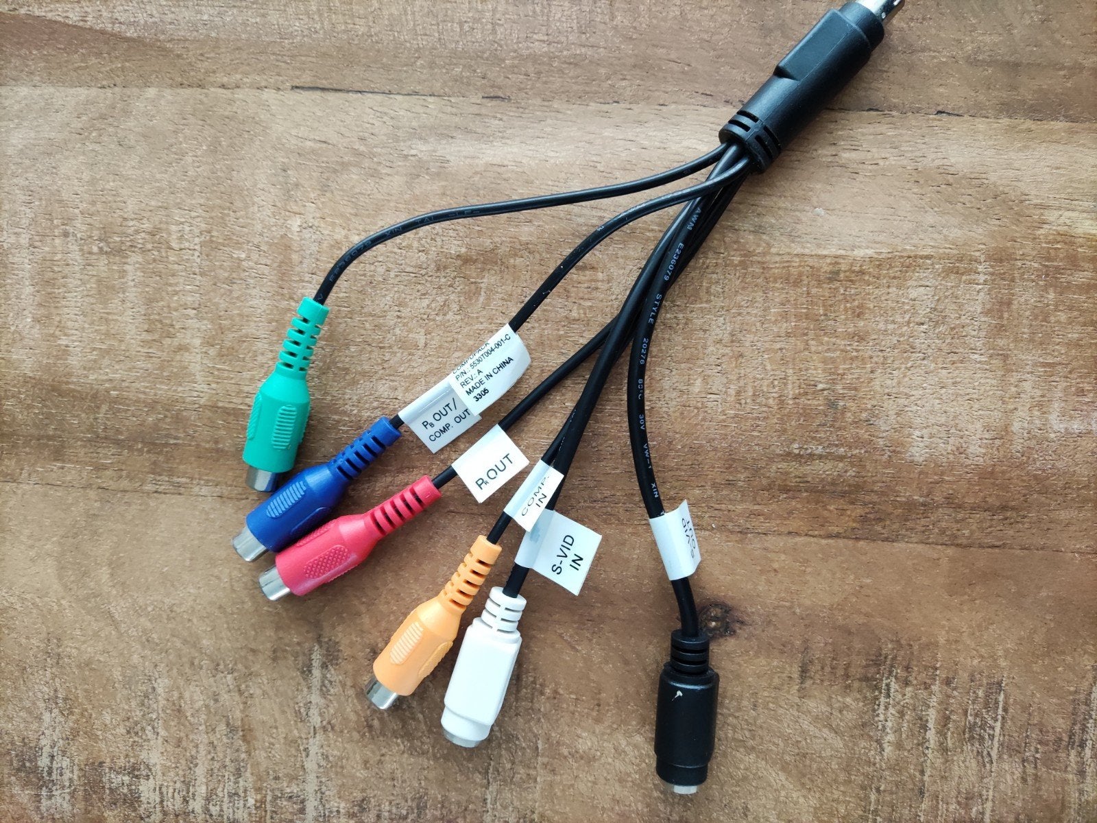 S-Video en Component Video Kabel Set, Ophalen of Verzenden, Gebruikt, Minder dan 2 meter, Overige kabels