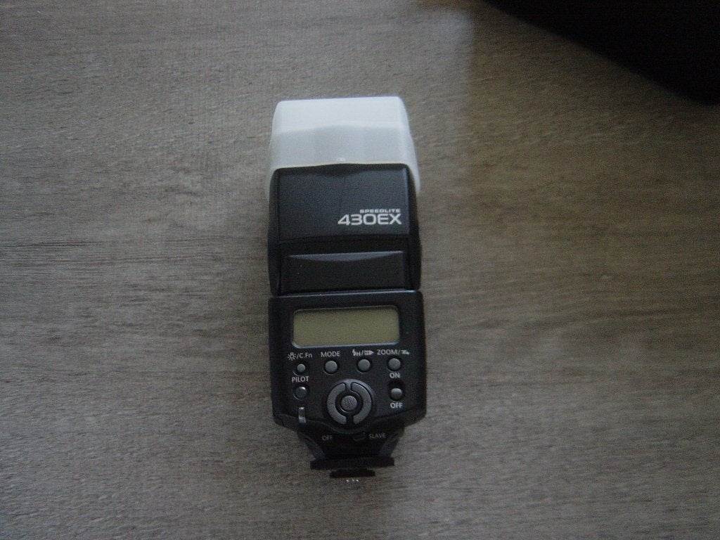Canon speedlite 430ex, Ophalen of Verzenden, Zo goed als nieuw, Externe flitser, Canon