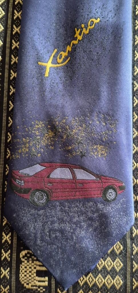 Citroen Xantia Auto stropdas, Kleding | Heren, Stropdassen, Ophalen of Verzenden, Nieuw, Blauw