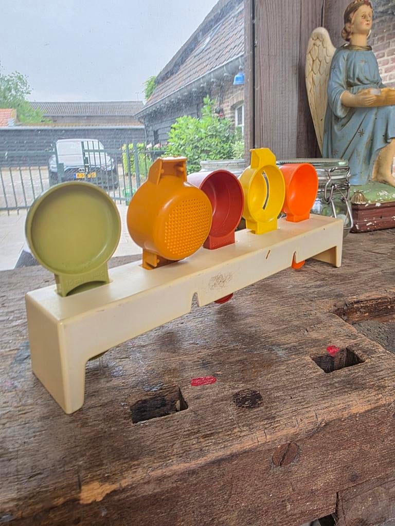 Tupperware zeefjes maatschepjes, vintage, retro, Ophalen of Verzenden