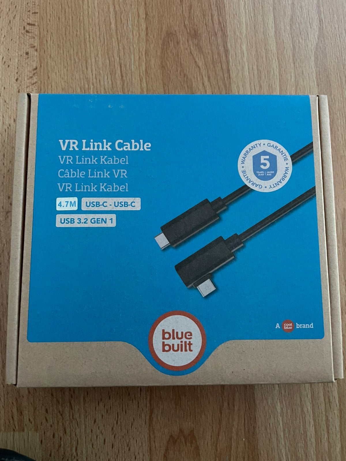 quest 3 Oculus Link cable PC VR 4.7 M USB-C USB-C, Spelcomputers en Games, Ophalen of Verzenden, Nieuw, VR-bril, Pc