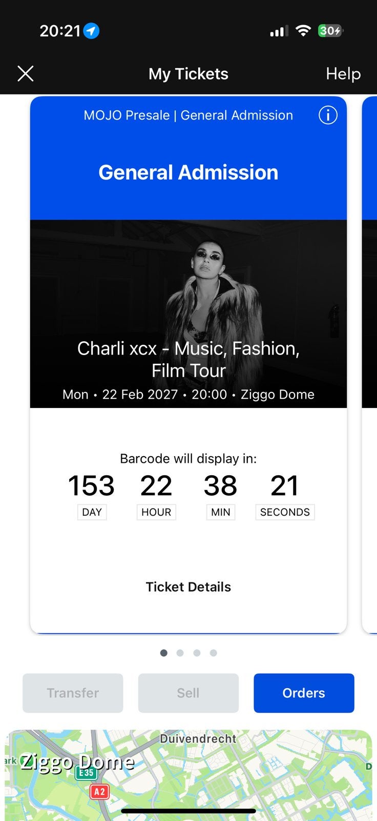CHARLIE XCX STAANPLEKKEN, Tickets en Kaartjes, Eén persoon