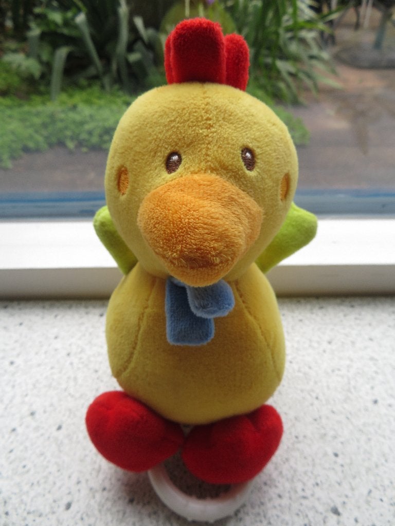 Muziekknuffel eend merk Paradise Toys Somewere over the Rain, Ophalen of Verzenden, Zo goed als nieuw, Eend, Met label