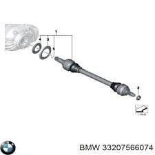 Aandrijfas BMW F01 F02 F03 F04 aandrijfas BMW F06 F07 F12 F1, Auto-onderdelen, -, -, Nieuw, Ophalen of Verzenden