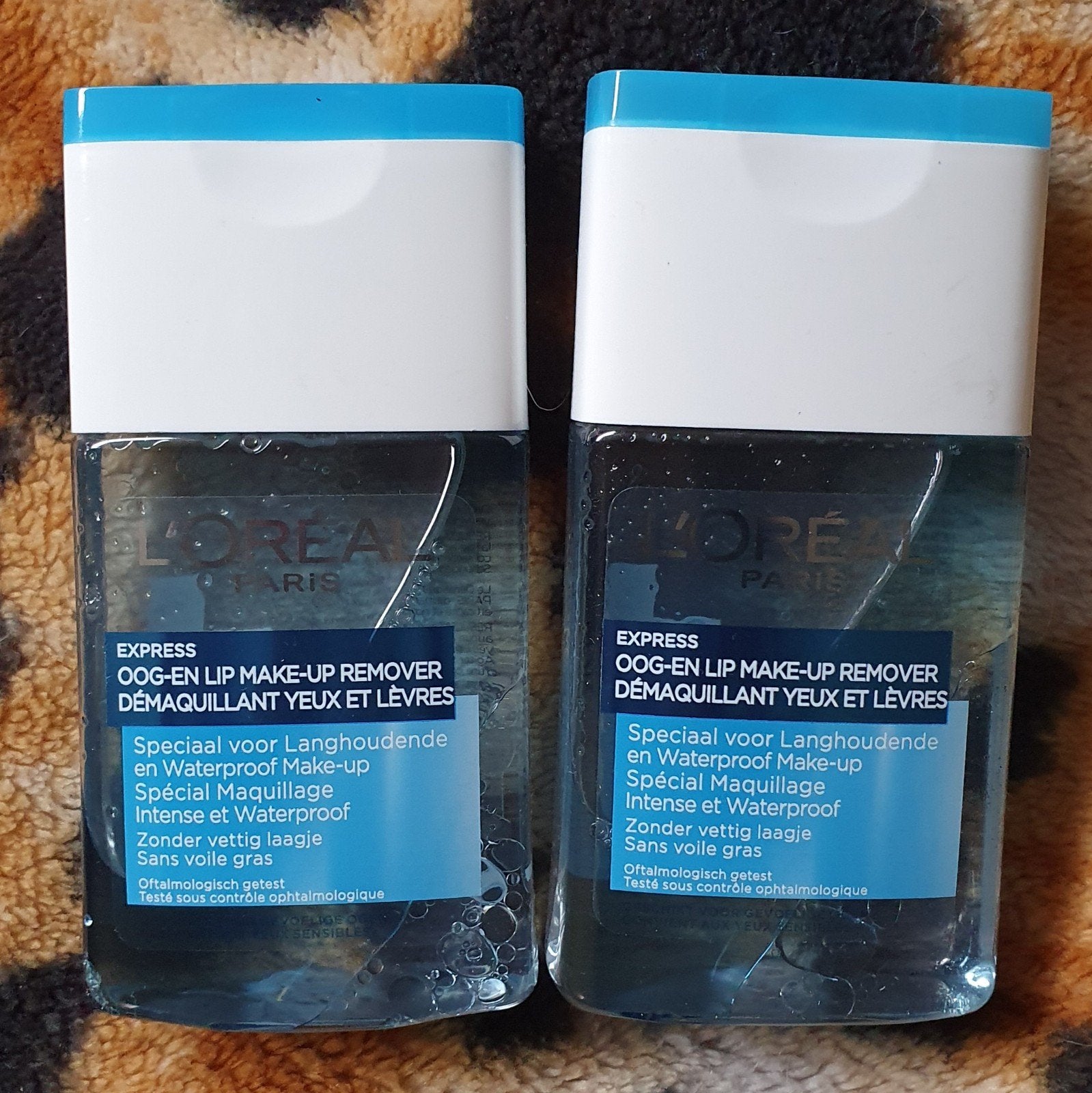 Nieuw 2 Flacons L'Oréal Paris Waterproof Make-up Remover, Ophalen of Verzenden, Nieuw, Gehele gezicht, Make-up