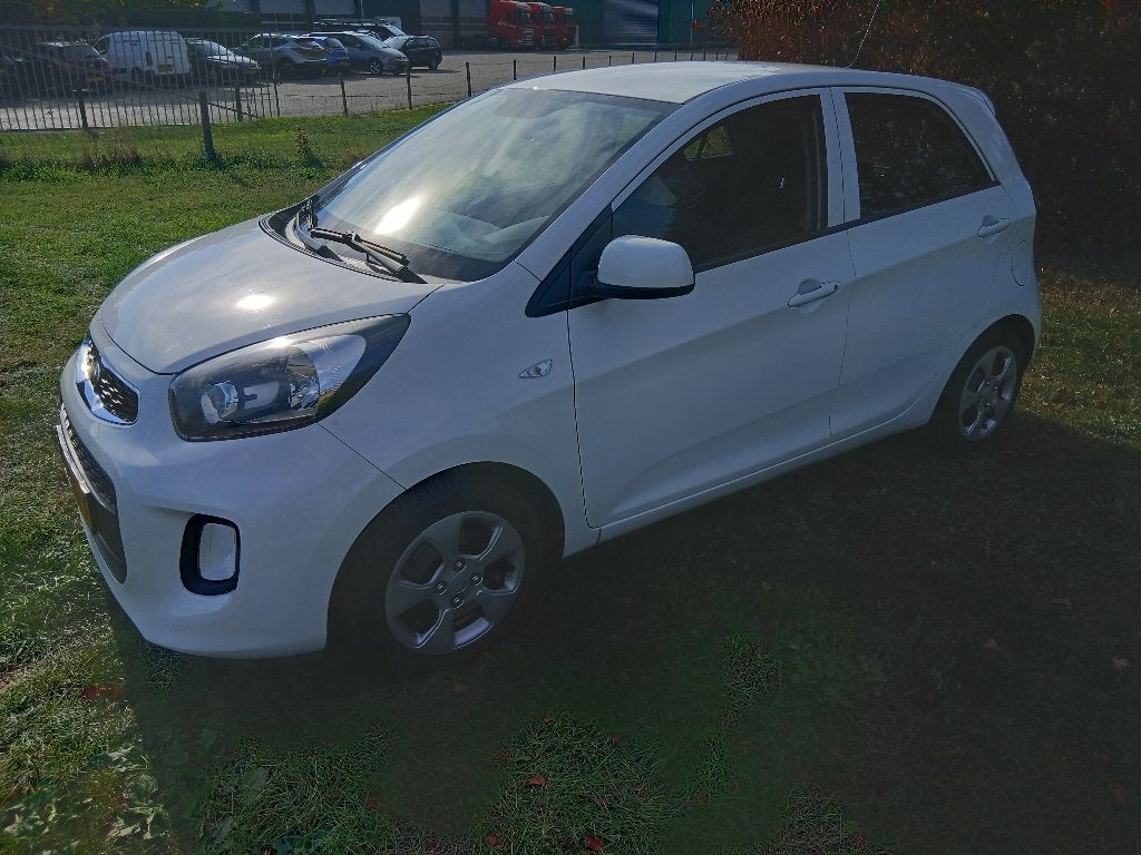 Kia Picanto 1.0 Cvvt 5-DRS 2015 Wit dynamics, Dealer onderhouden, Verwarmde buitenspiegels, Wit, Origineel Nederlands