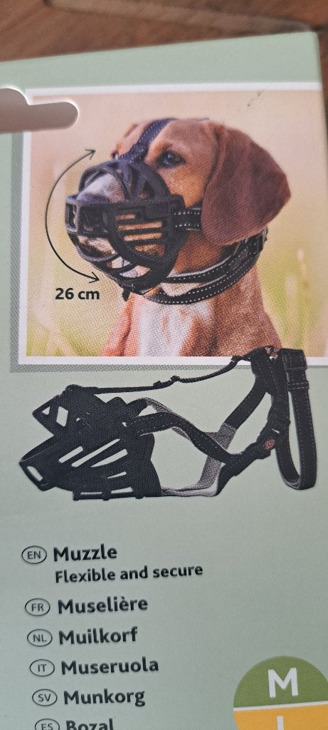muilkorf hond S/M Spaniel, Dieren en Toebehoren, Honden-accessoires, Trixie, Ophalen, Nieuw, Muilkorf