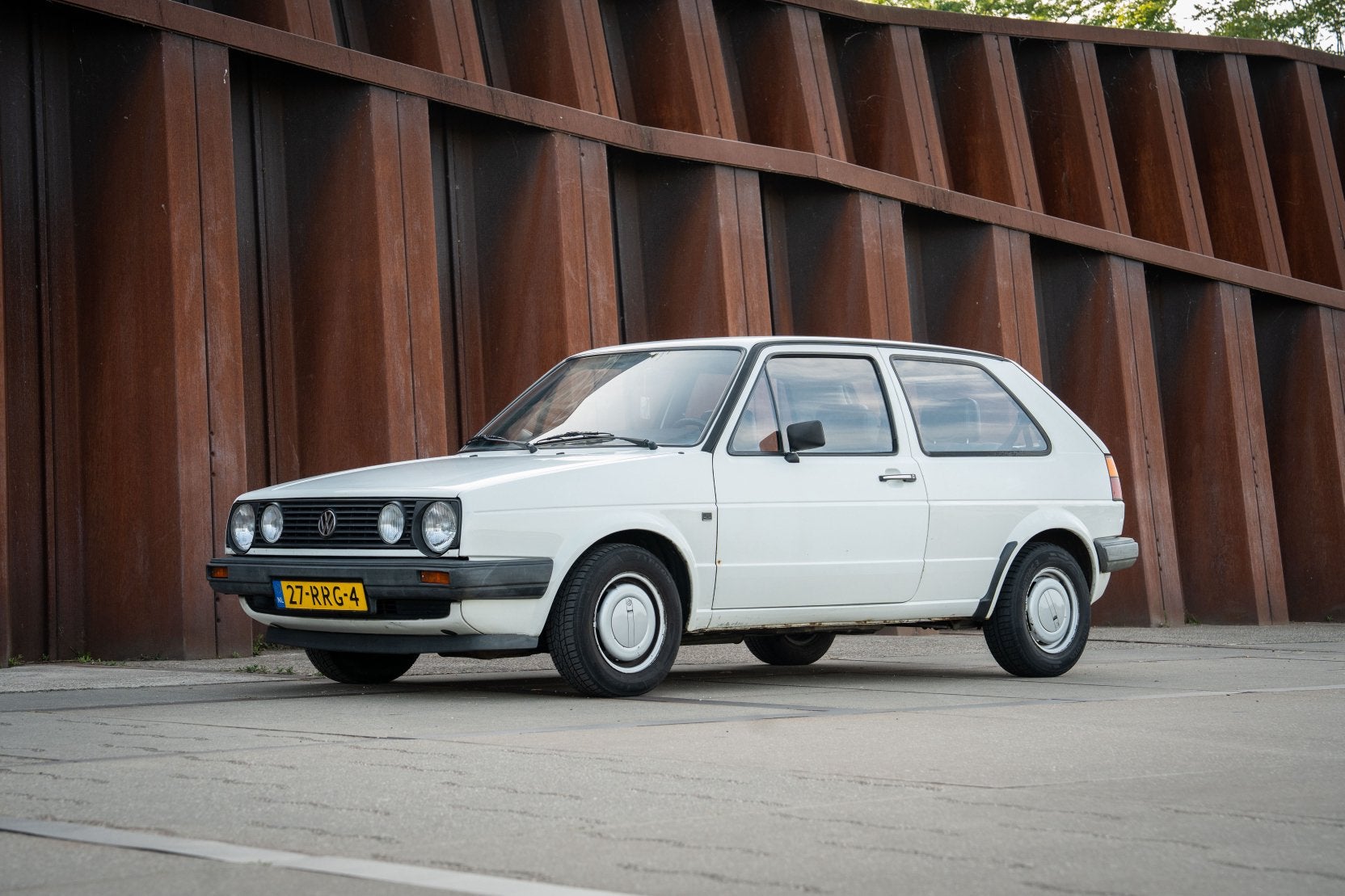 Volkswagen Golf 1.6 CL 55KW B6 1986 Wit, Auto's, 74 pk, 4 cilinders, Wit, 1595 cc