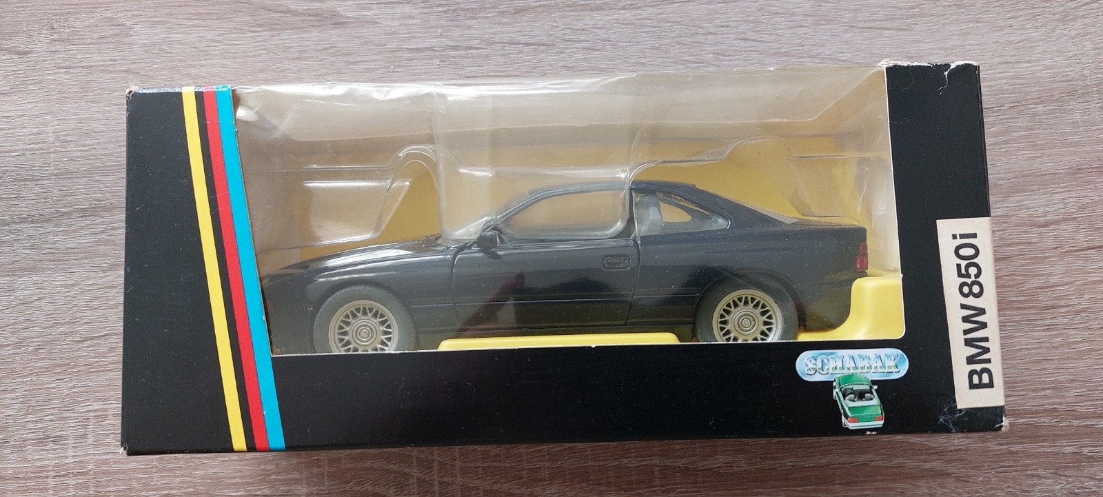 BMW 850i Schaalmodel - Zwart - Sparday, Ophalen of Verzenden, Zo goed als nieuw, Auto