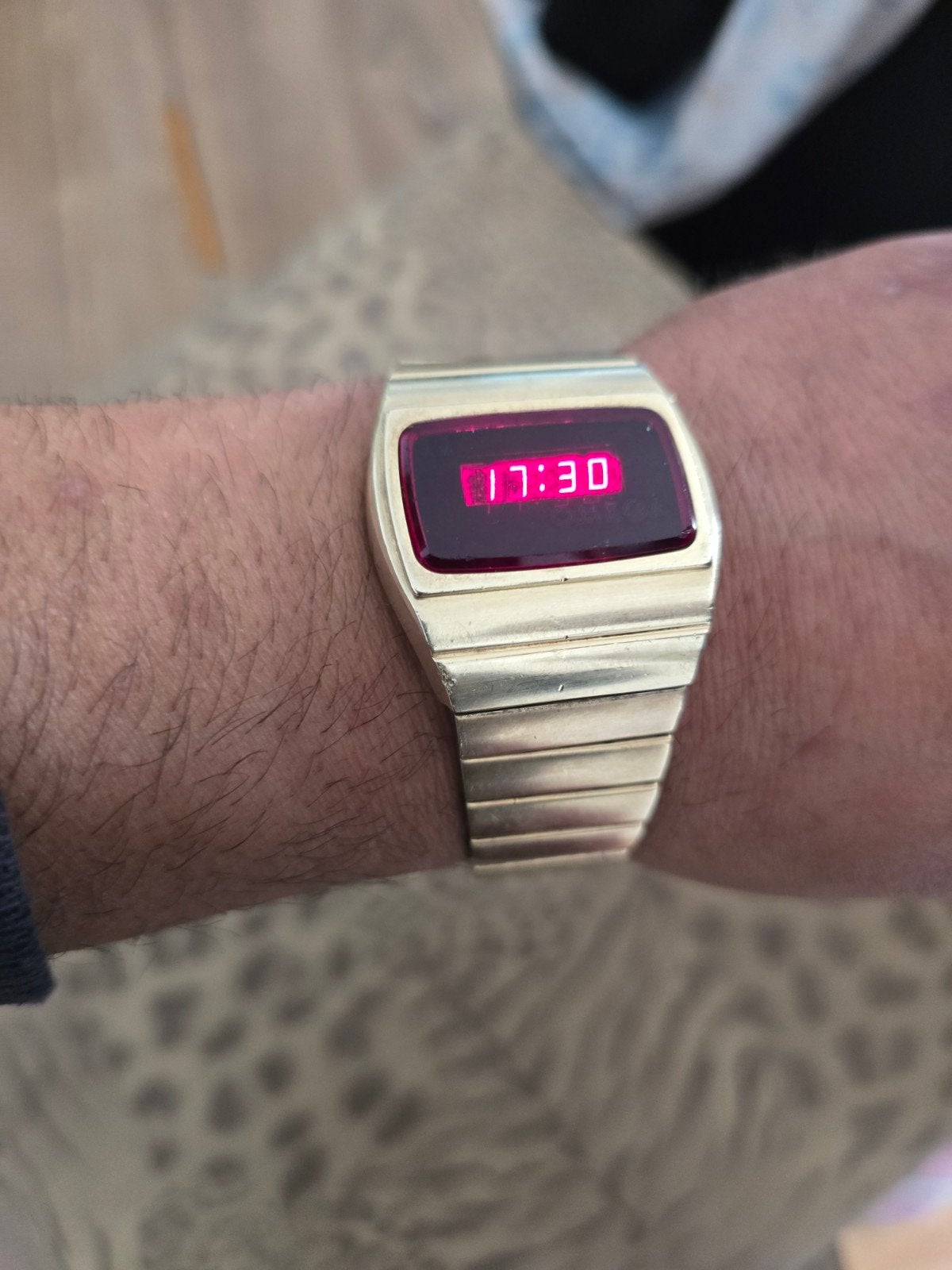 Vintage Omega Constelation! Time led, Overige materialen, Polshorloge, Verguld, Omega