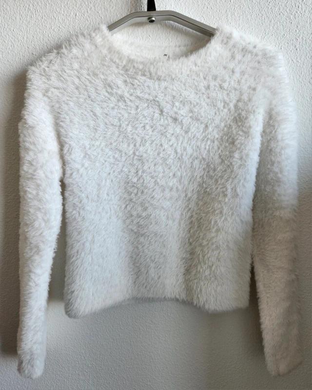 trui, kleur wit, maat M, merk DF Young, Maat 38/40 (M), Wit, Ophalen of Verzenden, Zo goed als nieuw