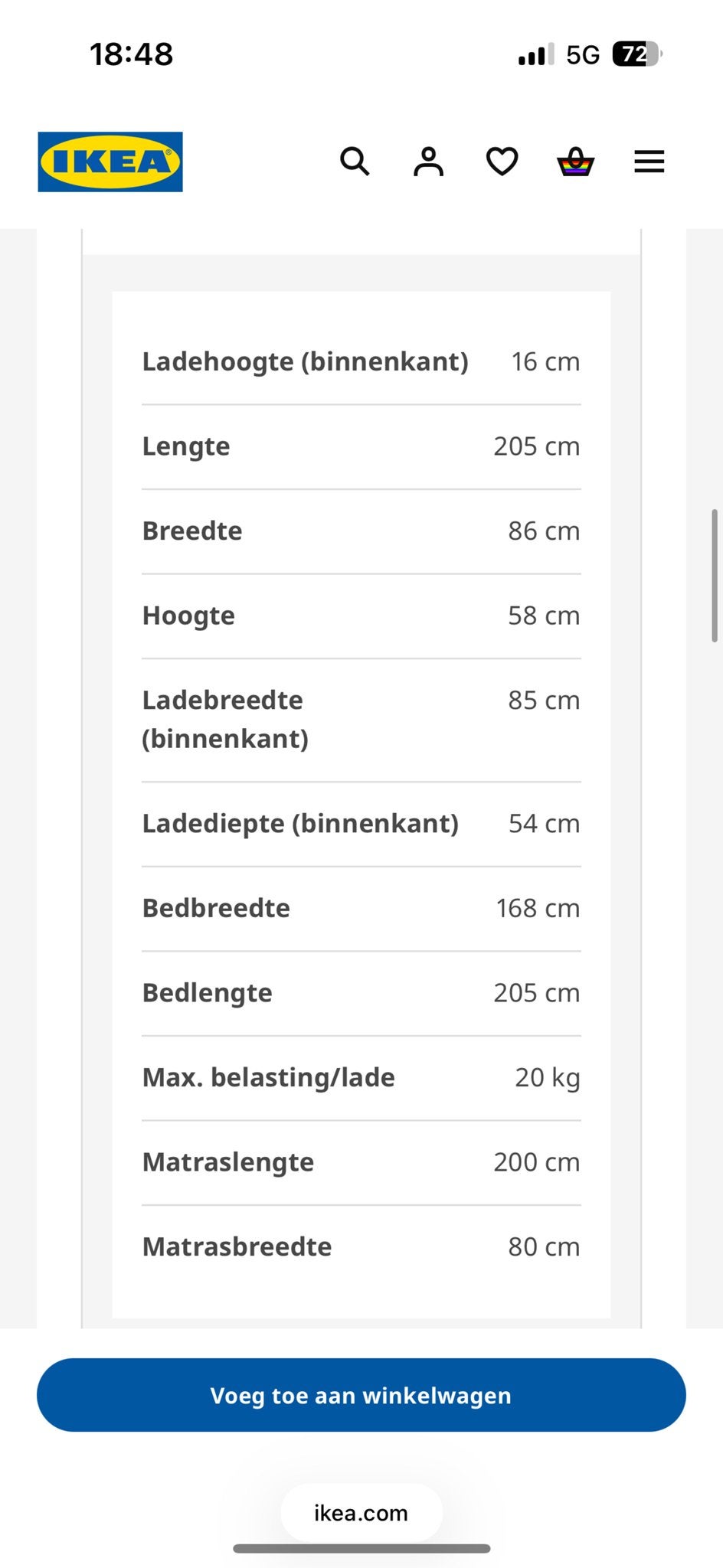 Ikea Brimnes Bedbank met 2 lades en 2 matrassen, Ophalen, Eenpersoons, Zwart, Zo goed als nieuw