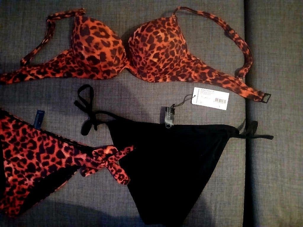 Marlies Dekkers Panthera Leopardprint Bikini 75C M, Kleding | Dames, Verzenden, Zo goed als nieuw, Zwart, Bikini
