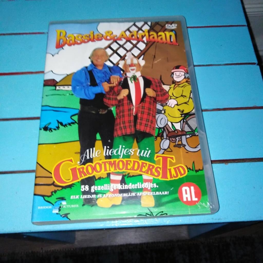 DVD Bassie en Adriaan 58 gezellige kinderliedjes, Alle leeftijden, Ophalen, Gebruikt