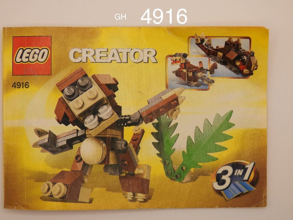Lego 4916 Mini Animals, Gebruikt, Lego, Inclusief instructies, Ophalen of Verzenden