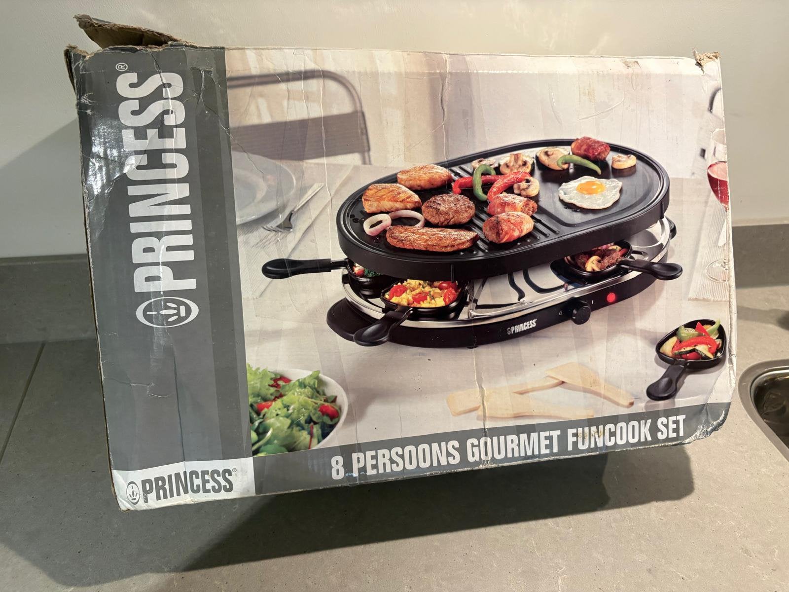 Gourmet stel, Witgoed en Apparatuur, Gourmetstellen, Ophalen, Zo goed als nieuw, 4 t/m 7 personen