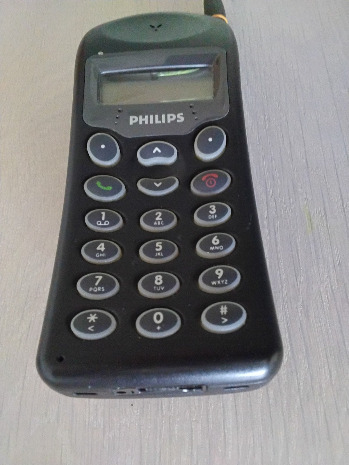 Philips vintage mobiel., Gebruikt, Geen camera, Zwart, Ophalen of Verzenden