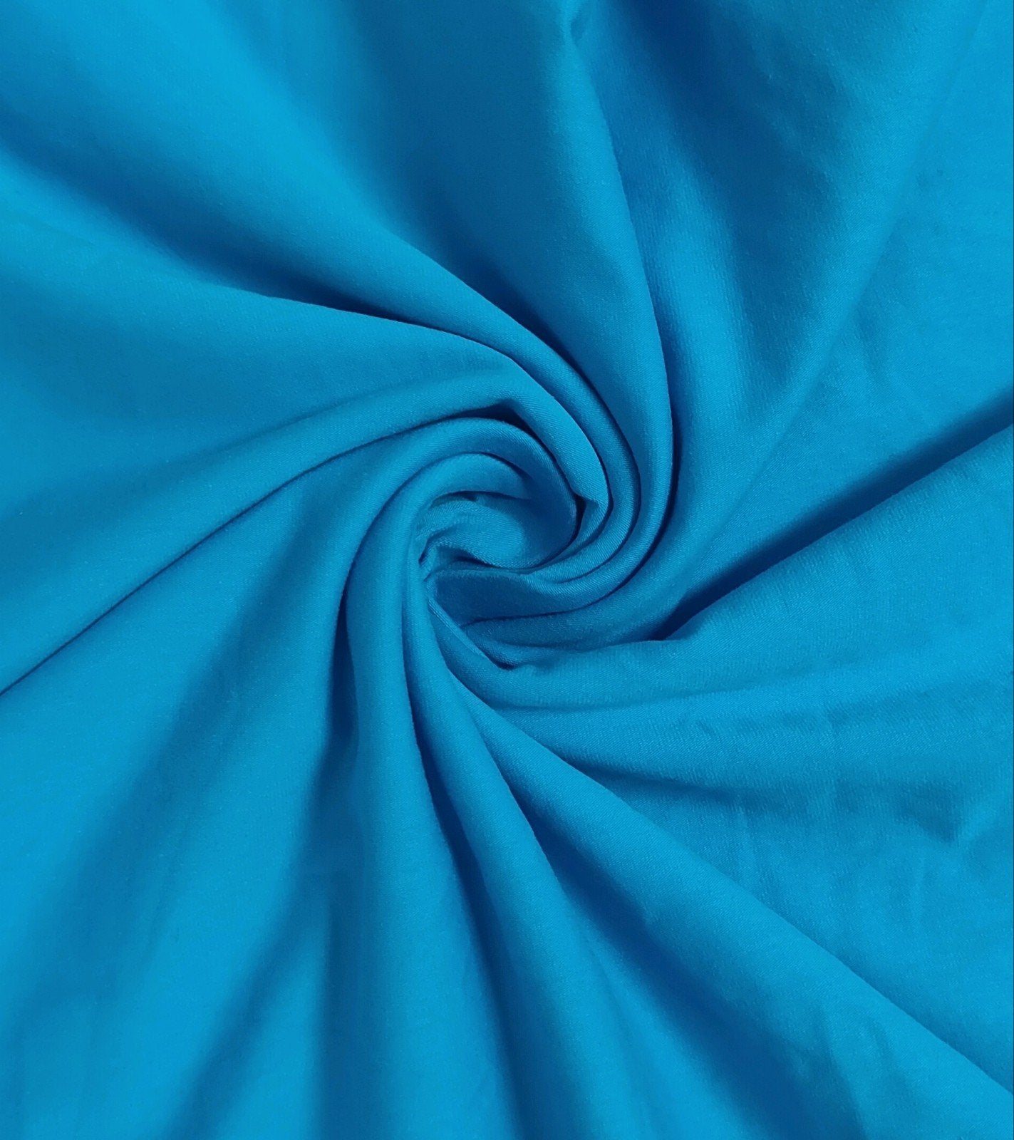 tricot katoen turquoise ( zie omschrijving ) €5,-, Hobby en Vrije tijd, Stoffen en Lappen, 120 cm of meer, Nieuw, Ophalen of Verzenden