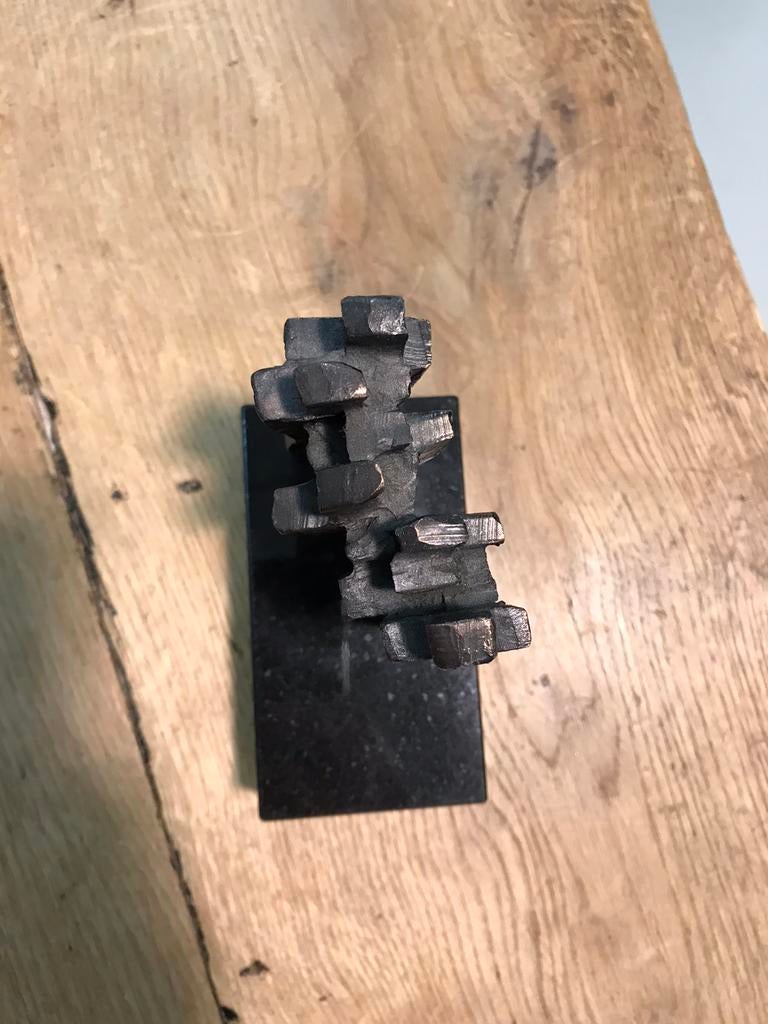 Bronzen beeld Frans Steginga 1953 1660 gram, Ophalen of Verzenden