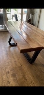 houten balken, Ophalen, Gebruikt, Eiken, 200 tot 250 cm
