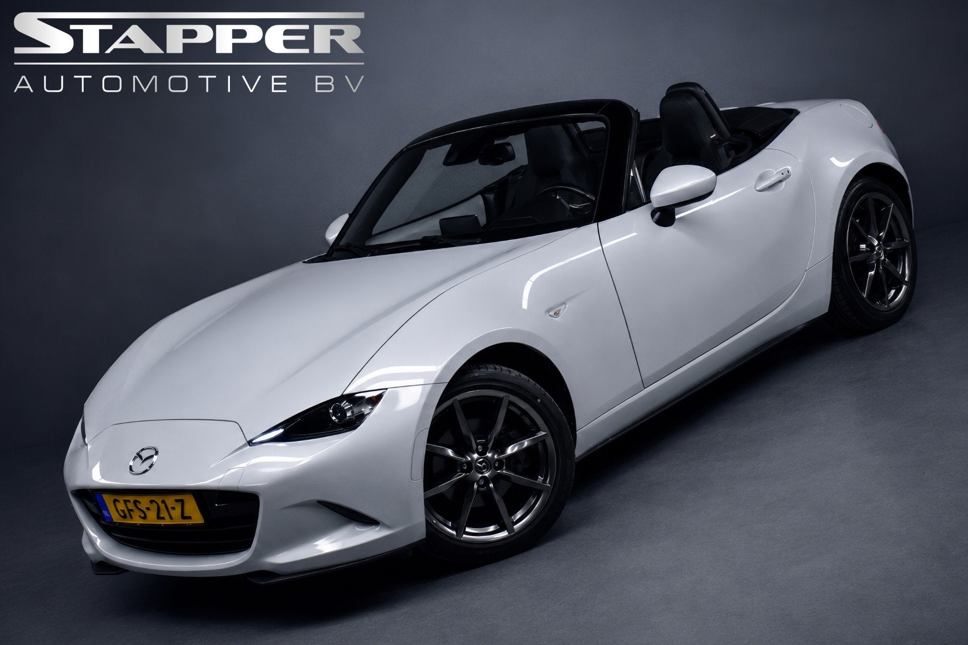 Mazda MX-5 2.0 161pk SkyActiv-G 160 GT-M Bose/Led/Leer/Keyle, Auto's, Gebruikt, 4 cilinders, Cabriolet, Wit