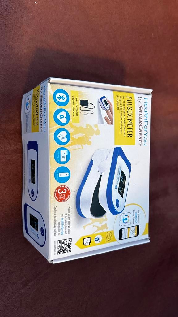 Nieuwe Saturatiemeter - HealthForYou by Silvercrest, Sport en Fitness, Ophalen of Verzenden, Nieuw, Overige typen