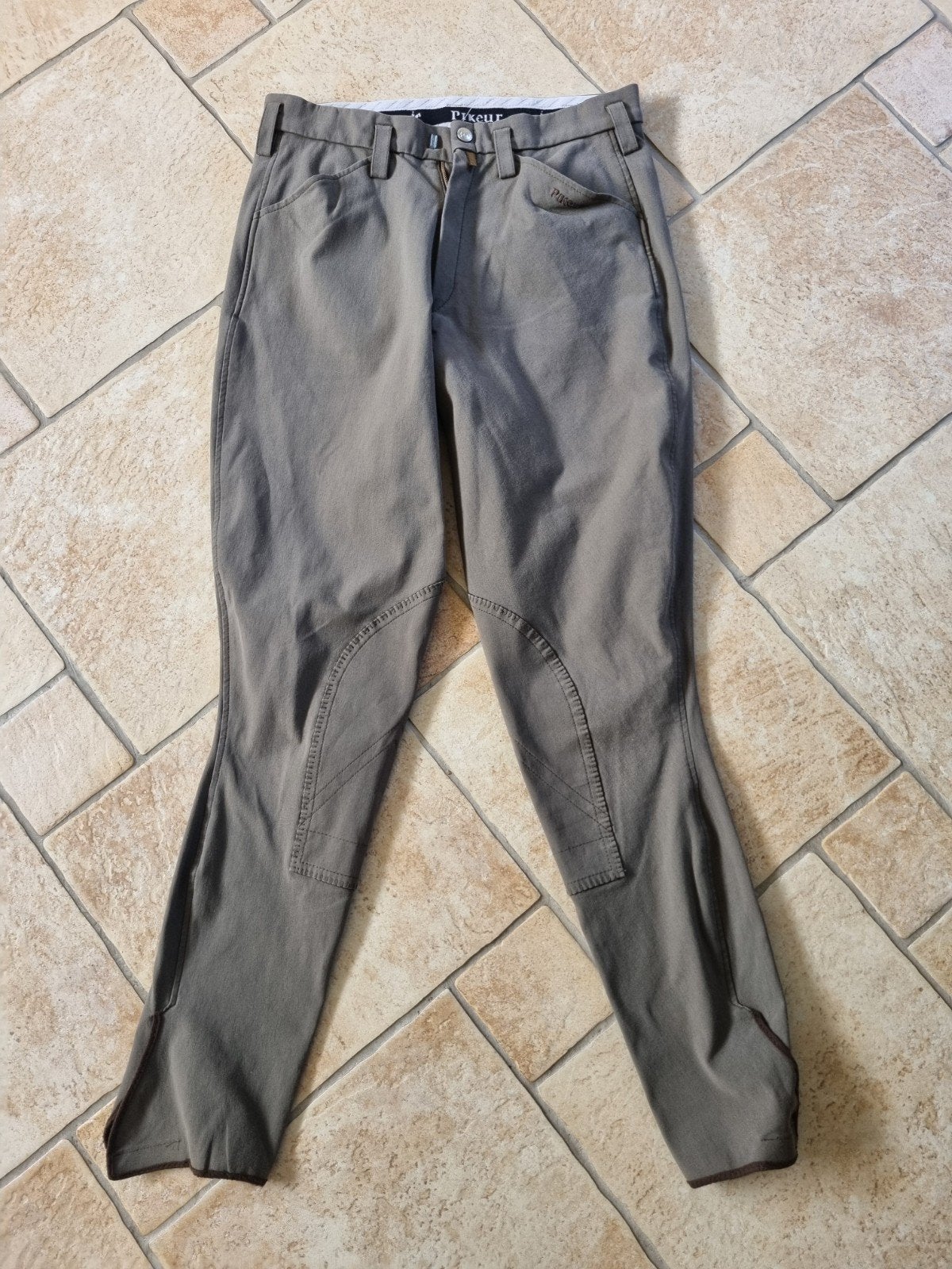 Prachtige Pikeur Rodrigo Heren Rijbroek 94 taupe, Dieren en Toebehoren, Heren, Zo goed als nieuw, Pikeur, Overige kleuren
