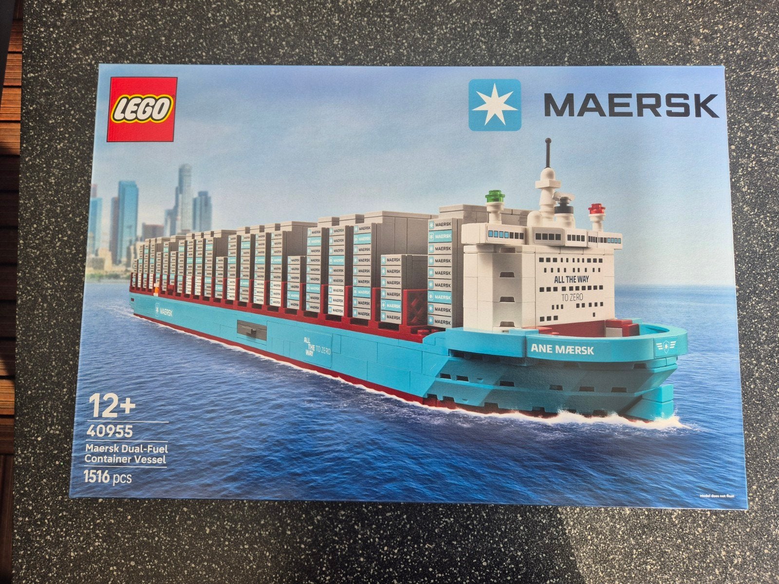 Lego 40955 Maersk duel-fuel container vessel, Lego, Nieuw, Ophalen of Verzenden, Complete set
