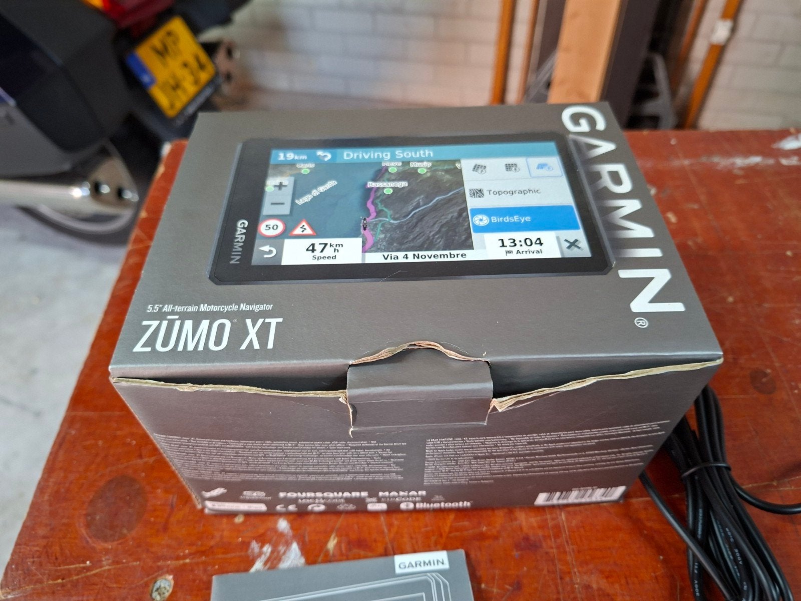 Garmin Zumo XT All-terrain Motorfiets Navigator, Auto diversen, Autonavigatie, Ophalen of Verzenden, Zo goed als nieuw