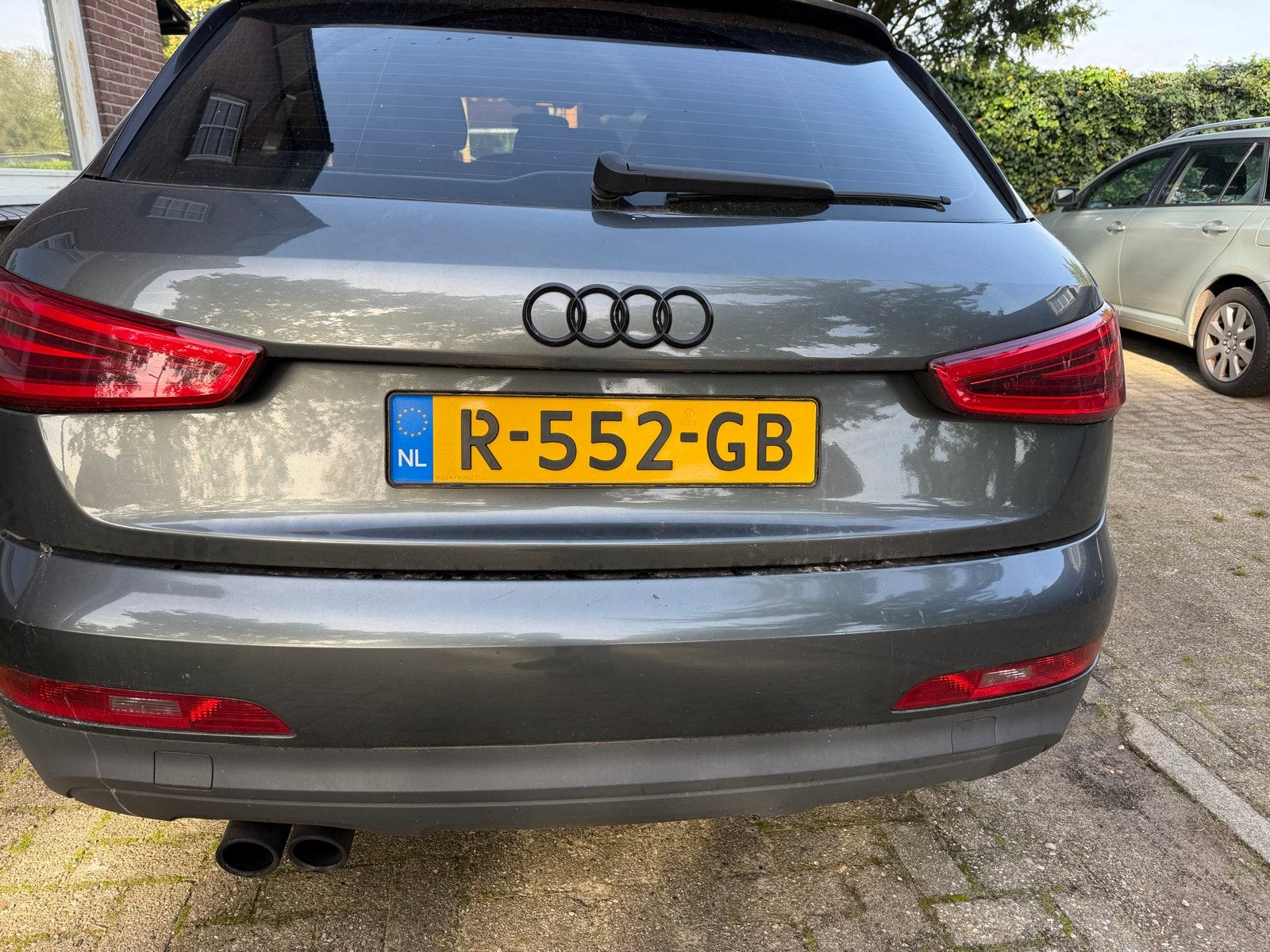 Audi Q3 2.0TFSI Quattro 125KW 2012 Grijs grijs 250 PK, Auto's, 1800 kg, Zwart, 4 cilinders, 1984 cc