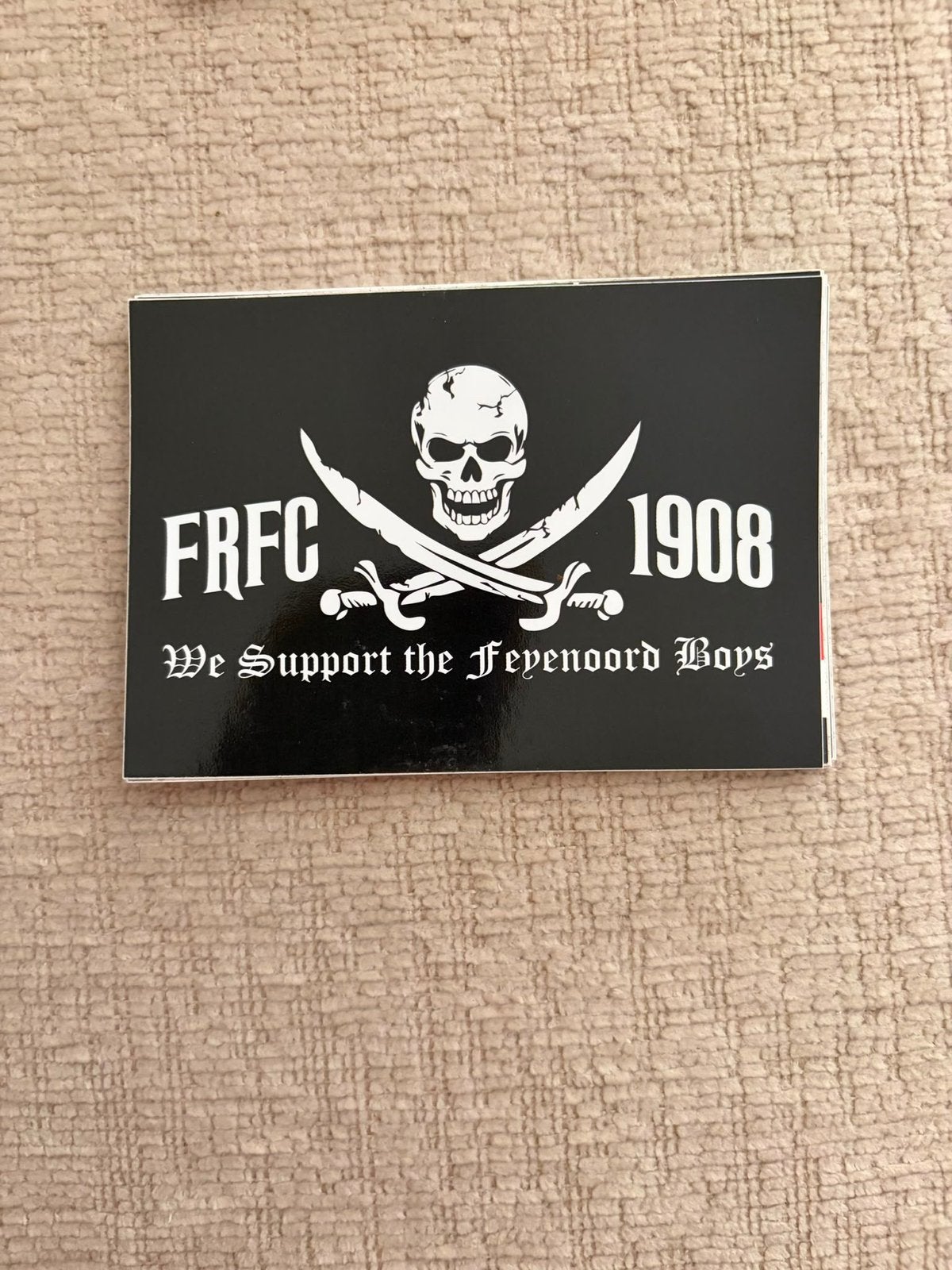 Feyenoord sticker, Ophalen of Verzenden, Zo goed als nieuw, Sport
