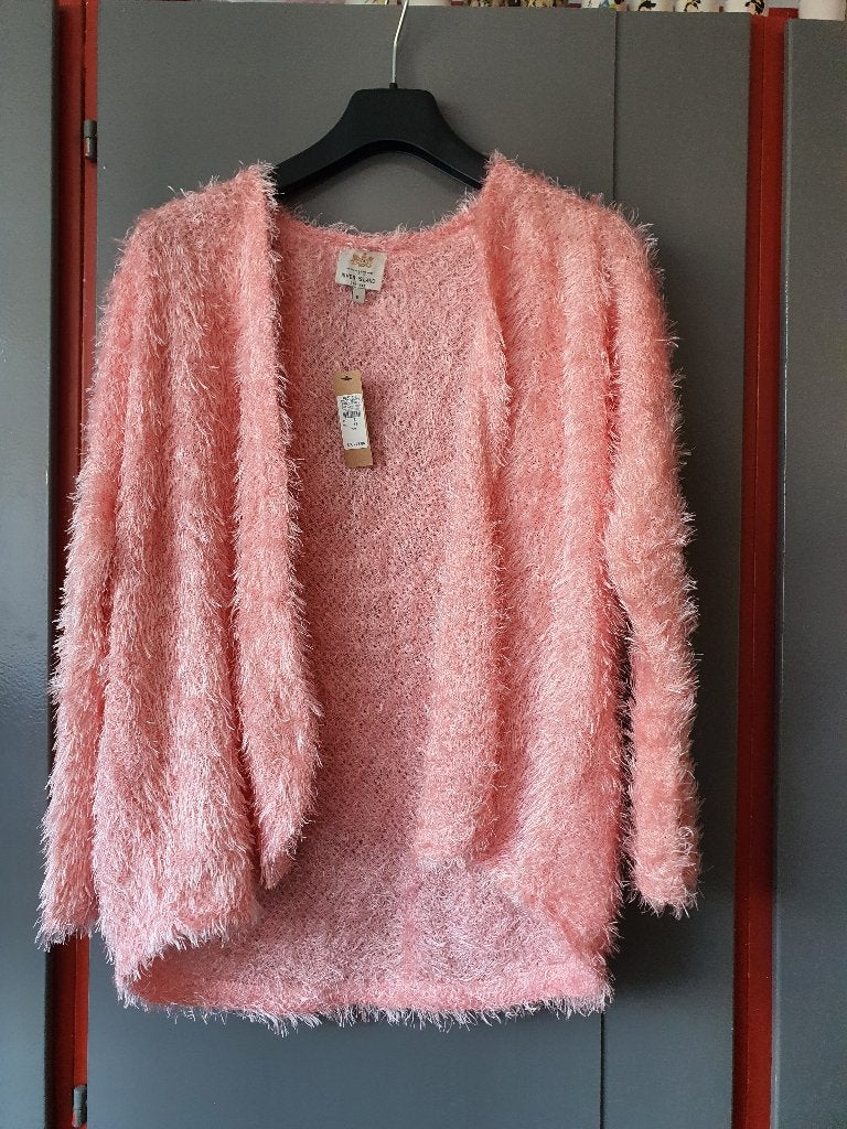 Fluffy roze River Island vest – nieuw met kaartje maat xs, Ophalen of Verzenden, Nieuw, Maat 34 (XS) of kleiner, Roze