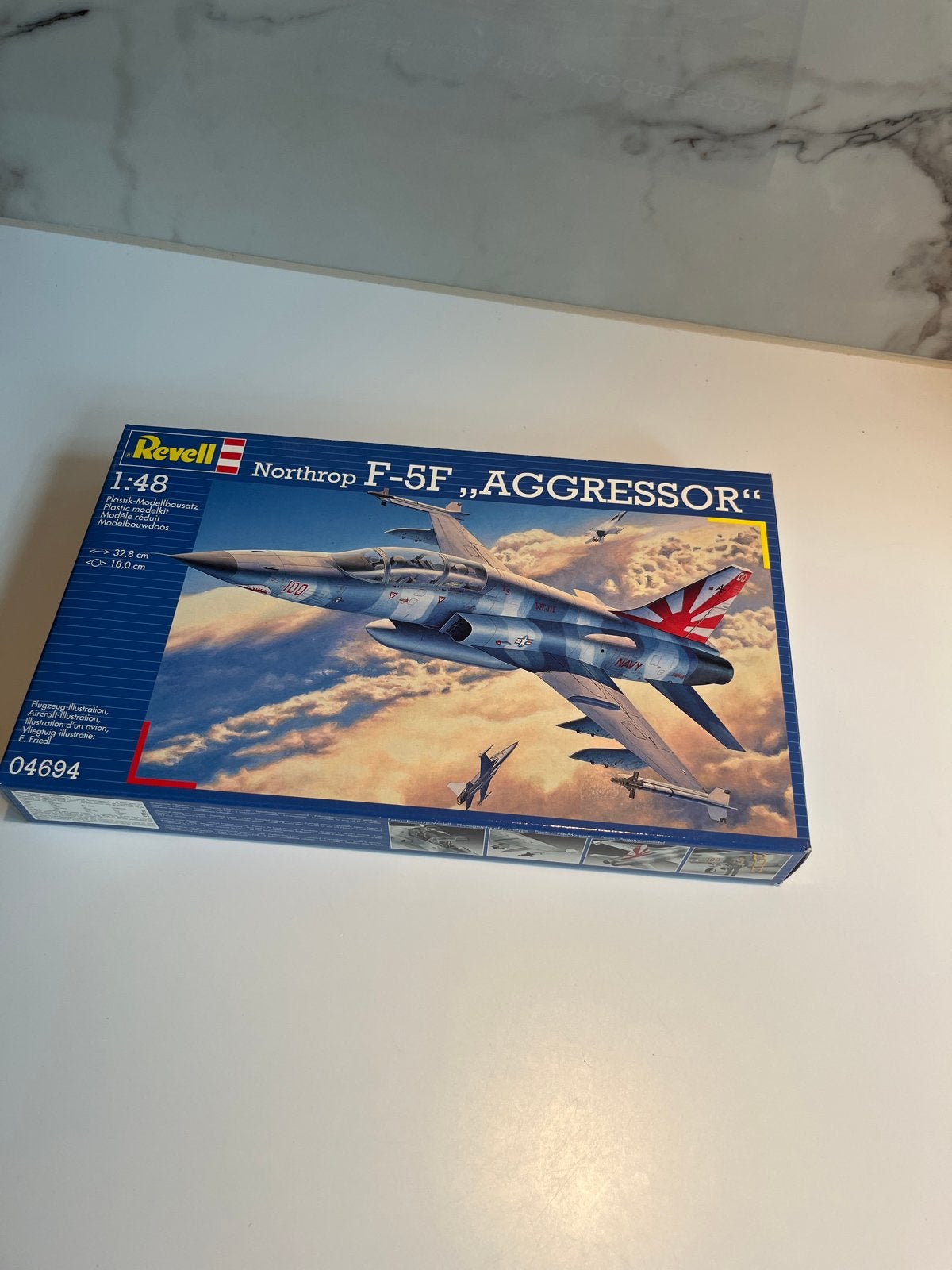 Revell Northrop F-5F "Aggressor" modelbouw vliegtuig, Revell, Ophalen of Verzenden, Zo goed als nieuw, Groter dan 1:72