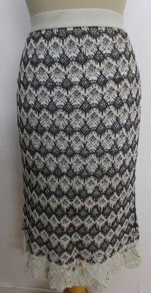 Crochet/fijn gehaakte Ibiza look rok! L, Kleding | Dames, Rokken, Verzenden, Beige, Maat 42/44 (L), Nieuw