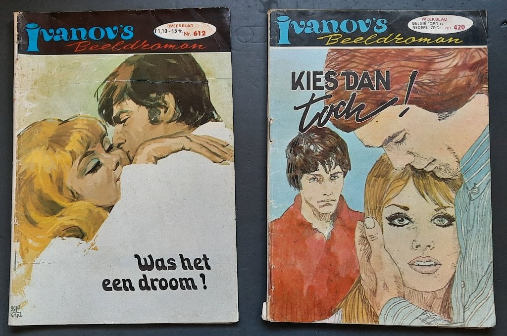 stripboeken 2x Ivanov's beeldroman 1971 1975, Boeken, Meerdere stripboeken, Ophalen of Verzenden, Gelezen