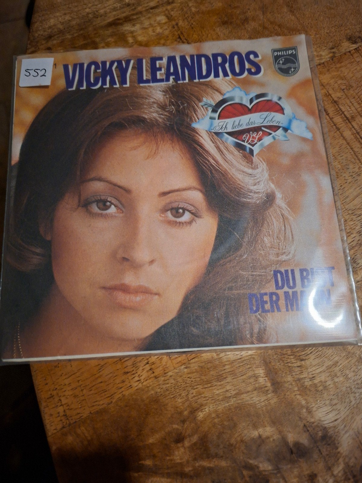 Vicky Leandros - Ich liebe das Leben / Du bist der Mann, Gebruikt, 7 inch, EP, Schlager