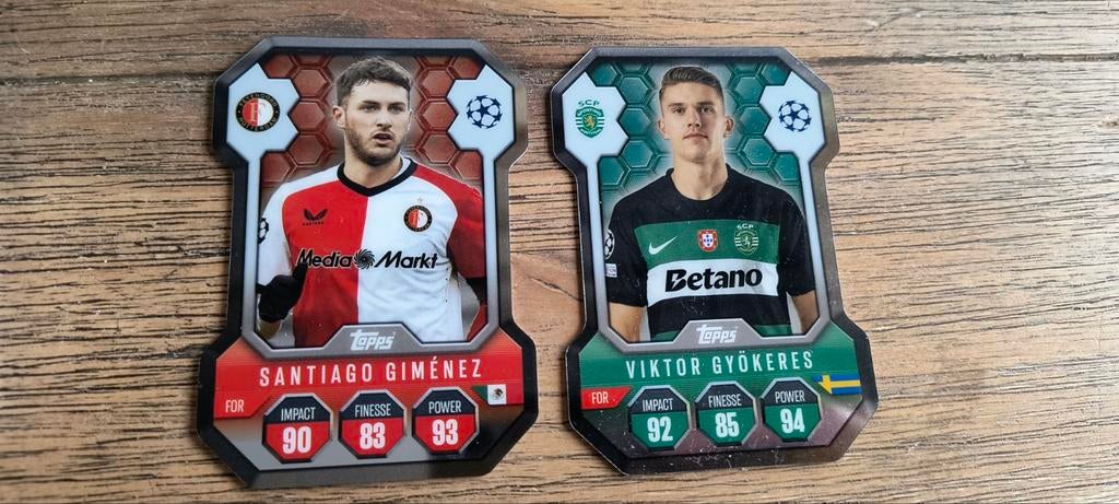 Topps Champions League Match Attax Kaarten, Ophalen of Verzenden, Zo goed als nieuw, Feyenoord, Spelerskaart