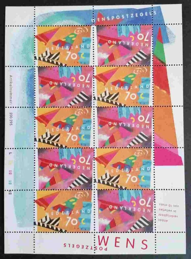 NEDERLAND - velletje nrs. 1546-1547 Wenspostzegels 1993, Verzenden, Na 1940, Postfris