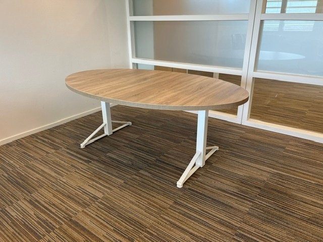 Ovale vergadertafel (200x120), Ophalen, Minder dan 50 cm, 125 cm of meer, Nieuw