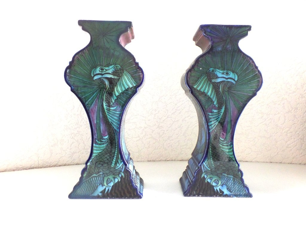 2 Rozenburg vazen schilder Sam Schellink 1896, Antiek en Kunst, Verzenden