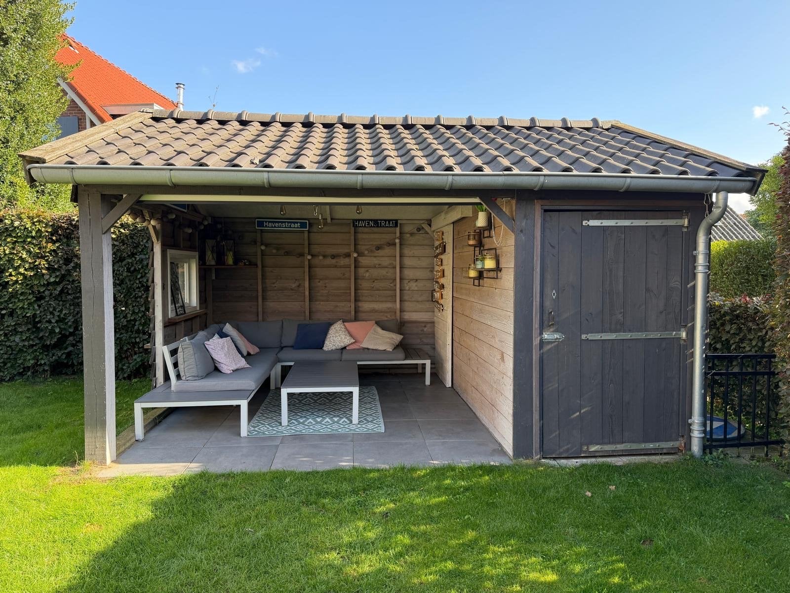 Tuinhuis / overkapping en berging 3,5 x 4,4, Ophalen, Tuinhuis, 250 tot 500 cm, 1 raam
