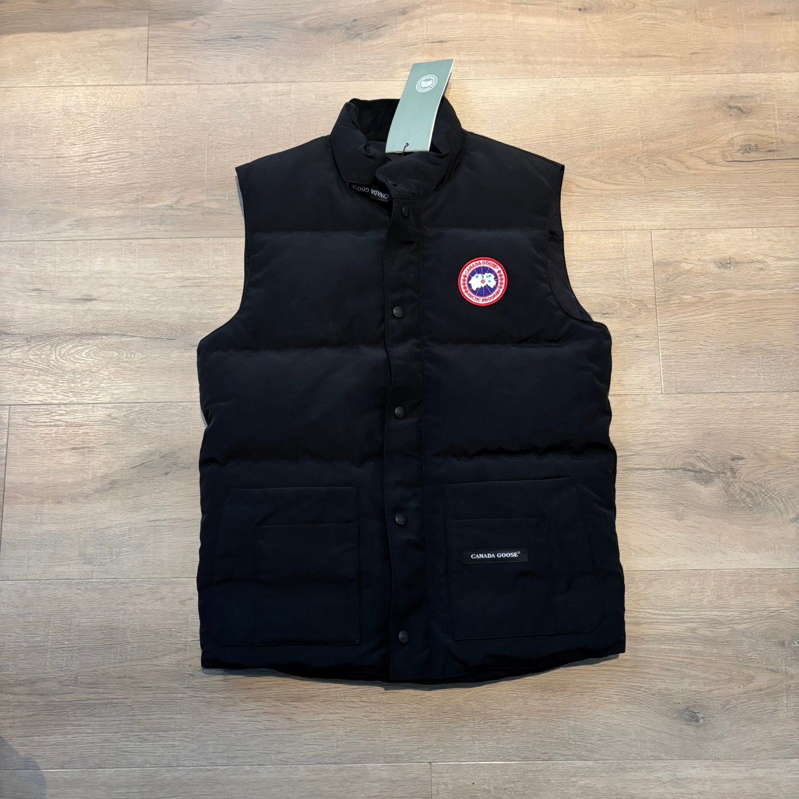 Canada Goose Freestyle Bodywarmer Zwart, Kleding | Heren, Bodywarmers, Ophalen of Verzenden, Zo goed als nieuw, Zwart