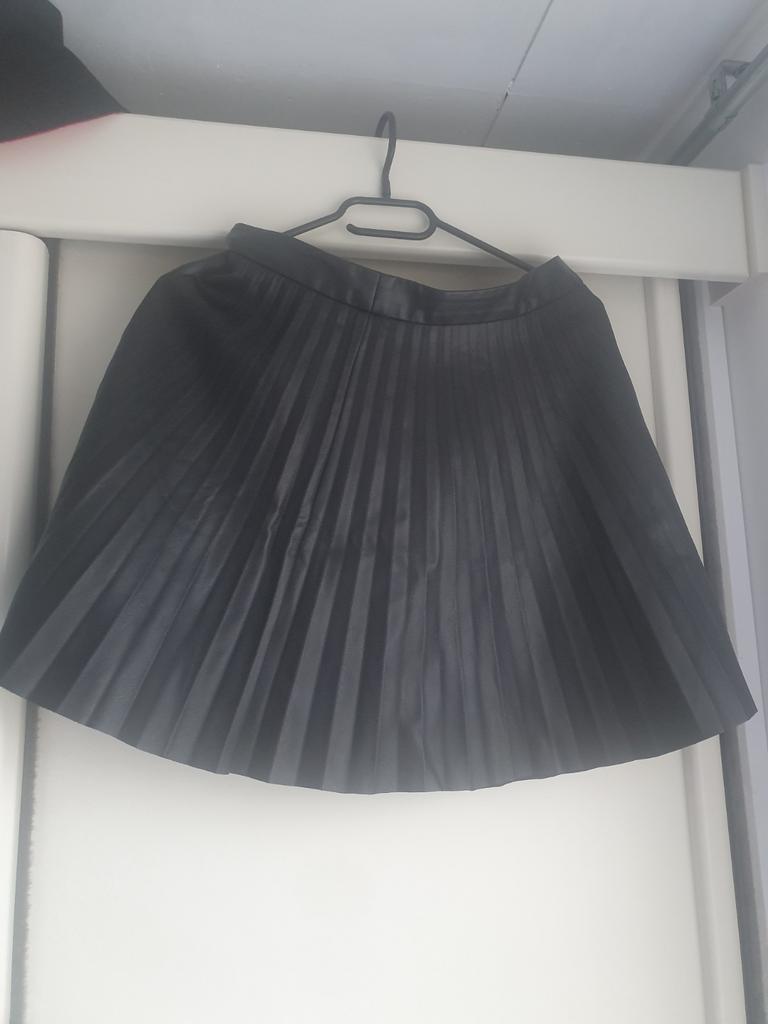 Leren rokje, Zwart, Ophalen of Verzenden, Costes, Maat 36 (S)