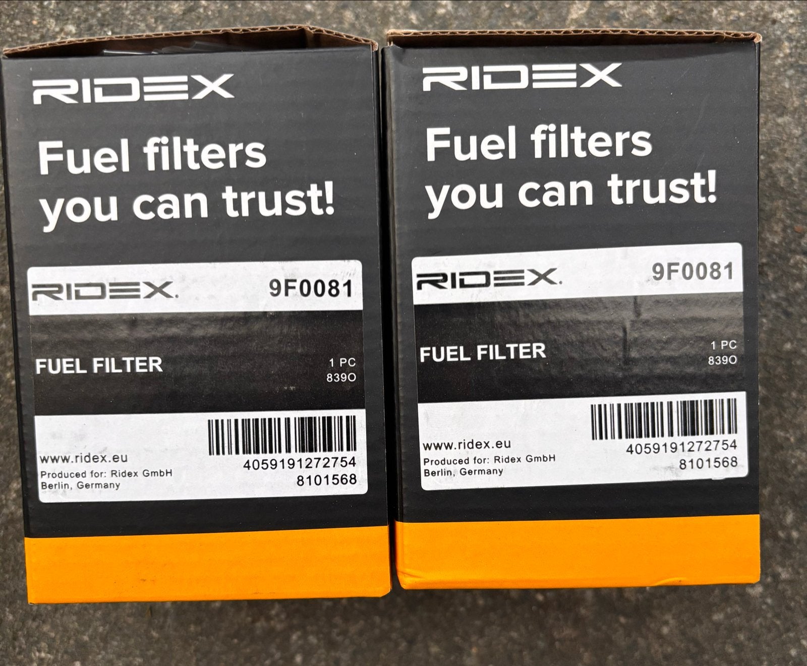 Ridex 9F0081 Brandstoffilter voor Volvo en Volkswagen LTII, Ophalen of Verzenden, Nieuw, Volvo