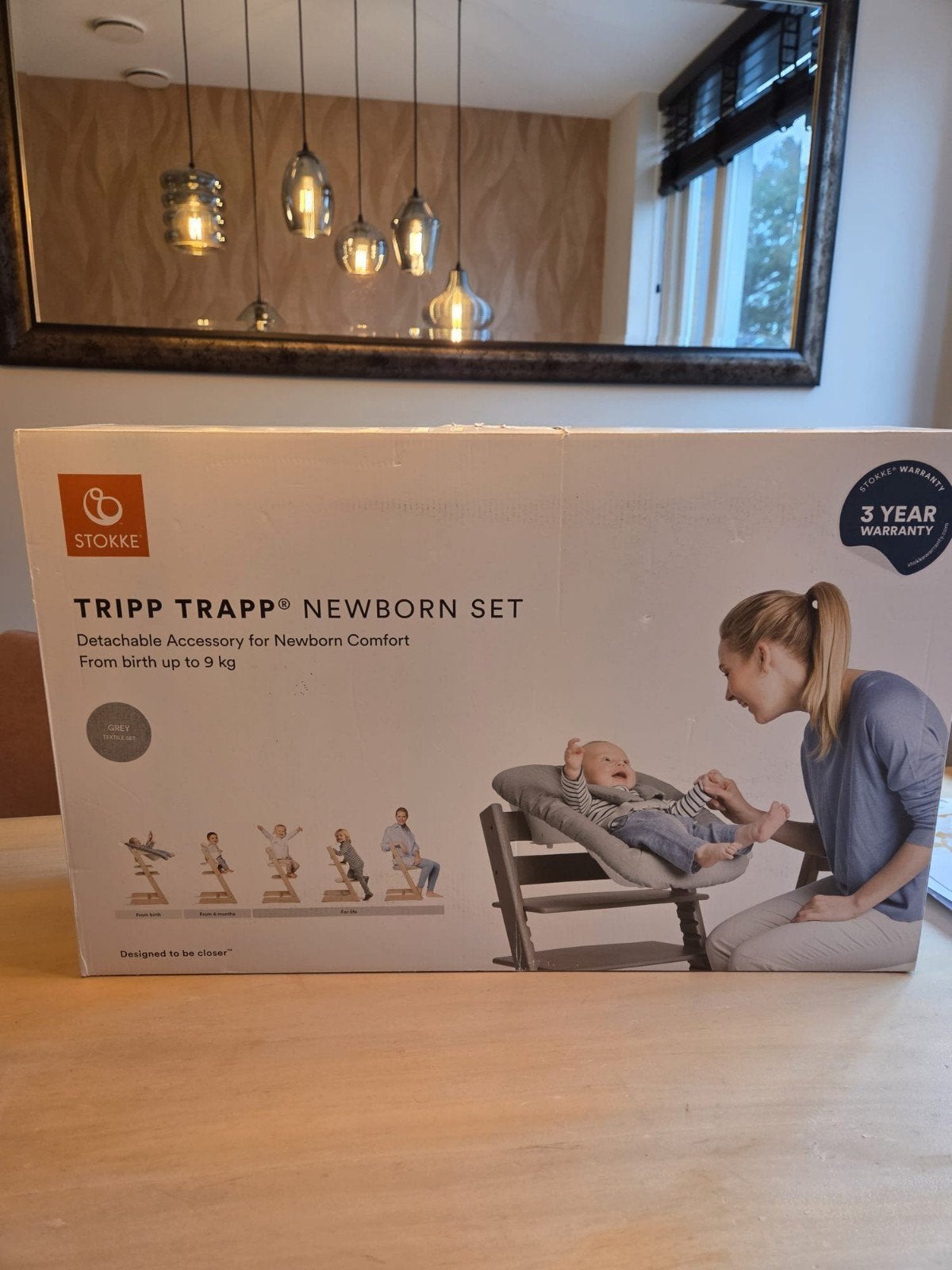 Stokke Tripp Trapp Newborn Set - Overcompleet & Zgan, Ophalen, Zo goed als nieuw, Overige typen, Gordel(s)